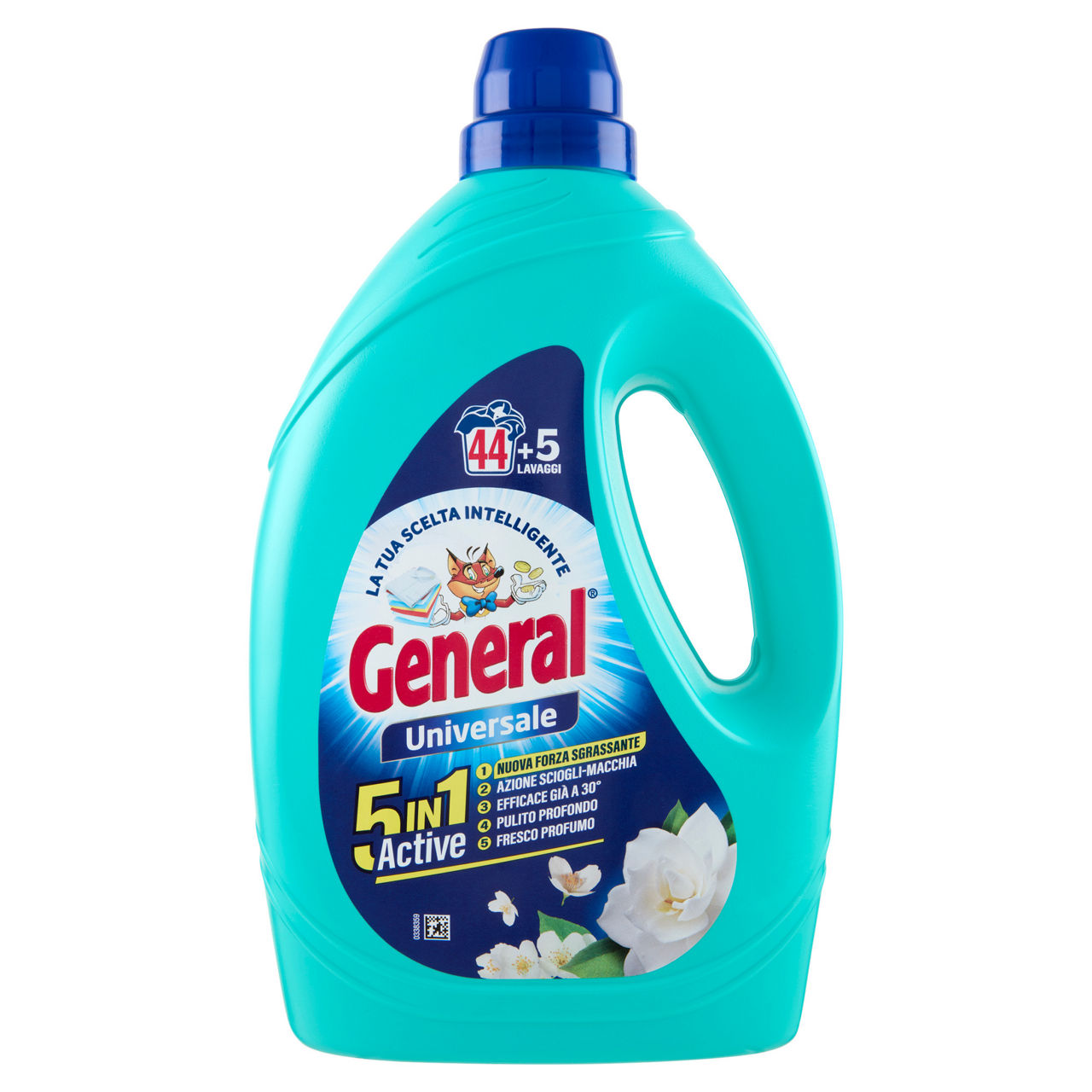 Detersivo lavatrice liquido general universale 44lav l 1,98 - Immagine 01