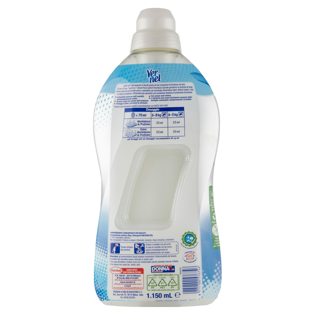 Ammorbidente concentrato Fresh Control freschezza glaciale 46 lavaggi - Immagine 21