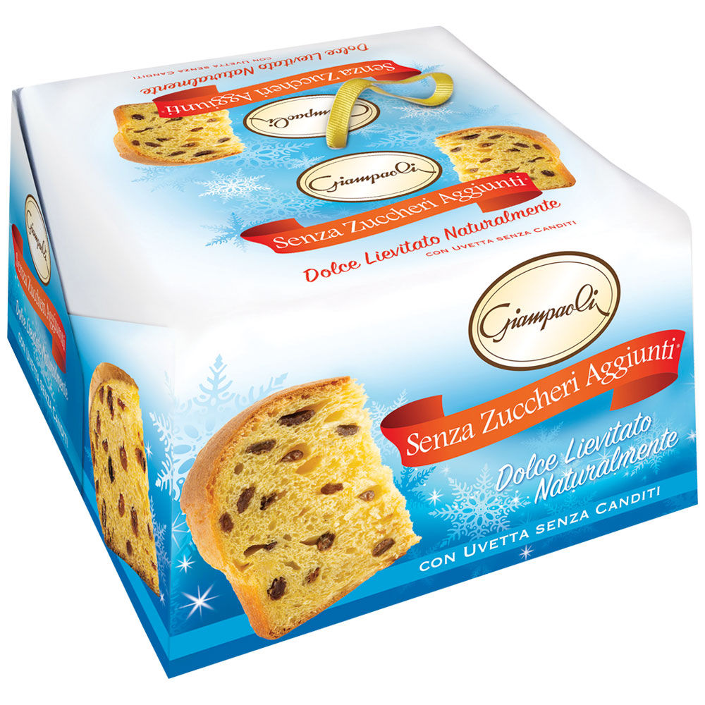 Dolce lievitato con uvetta senza zuccheri aggiunti 600 gr