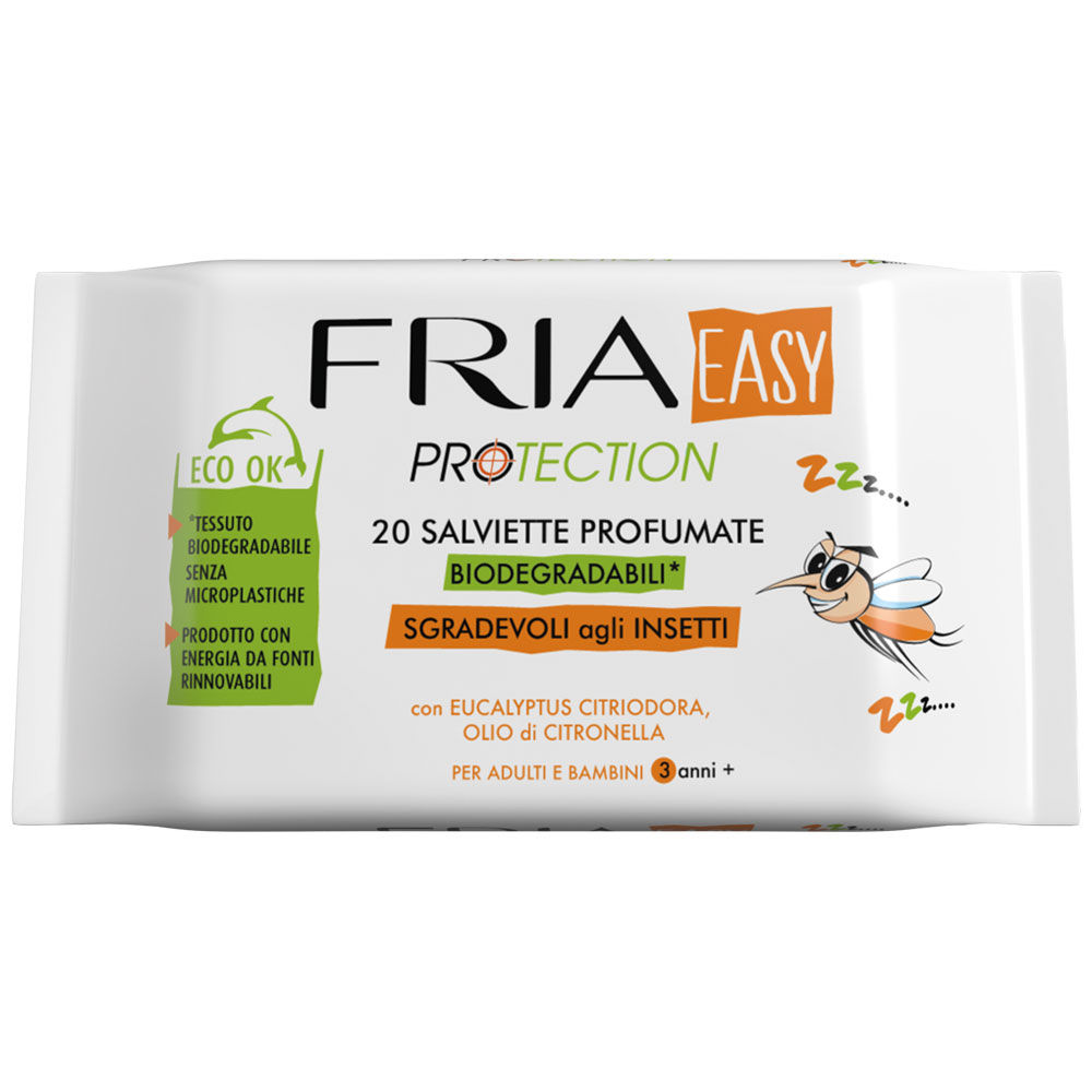 Salviette antizanzare fria easy pz.20