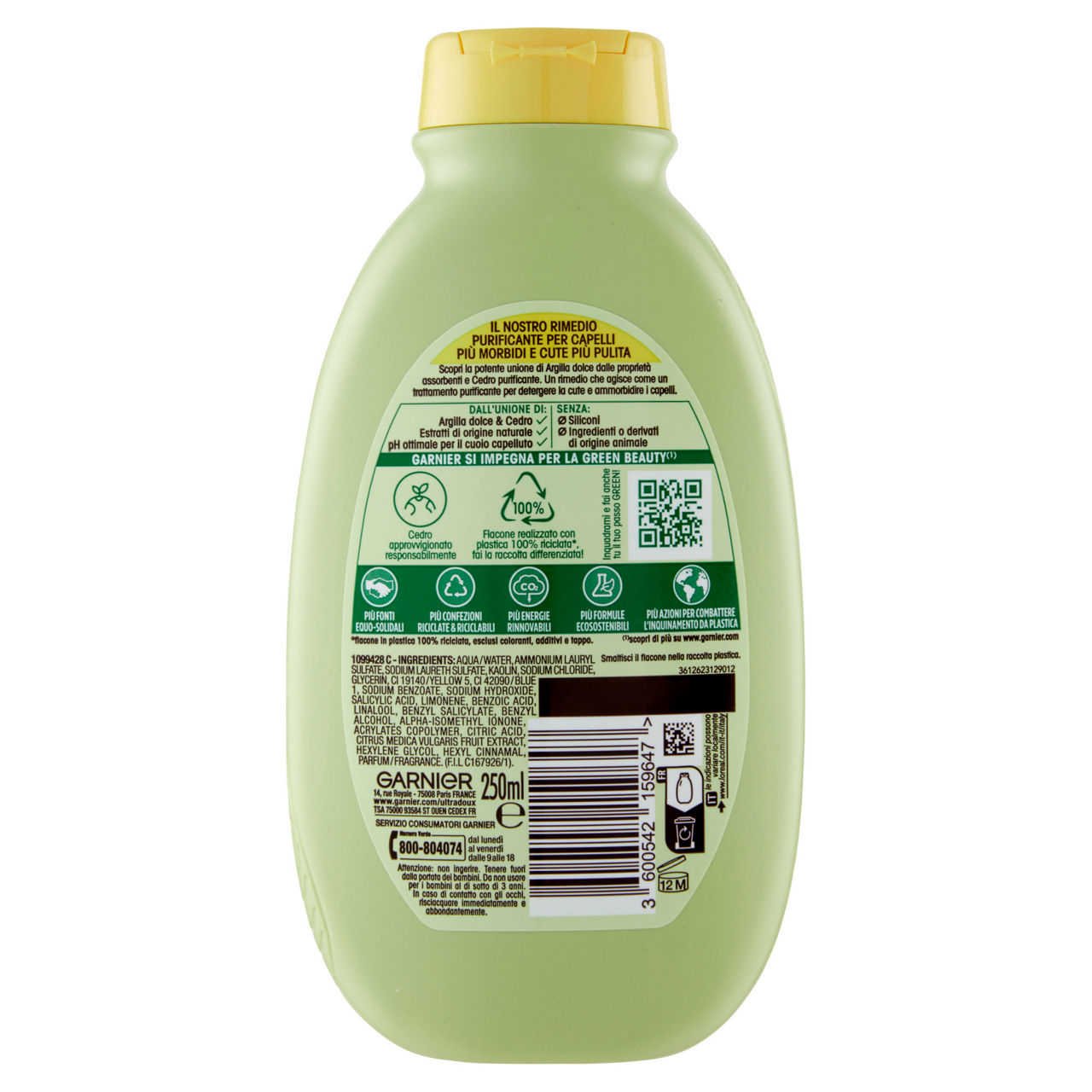 Shampoo purificante argilla dolce e cedro 250 ml - Immagine 21