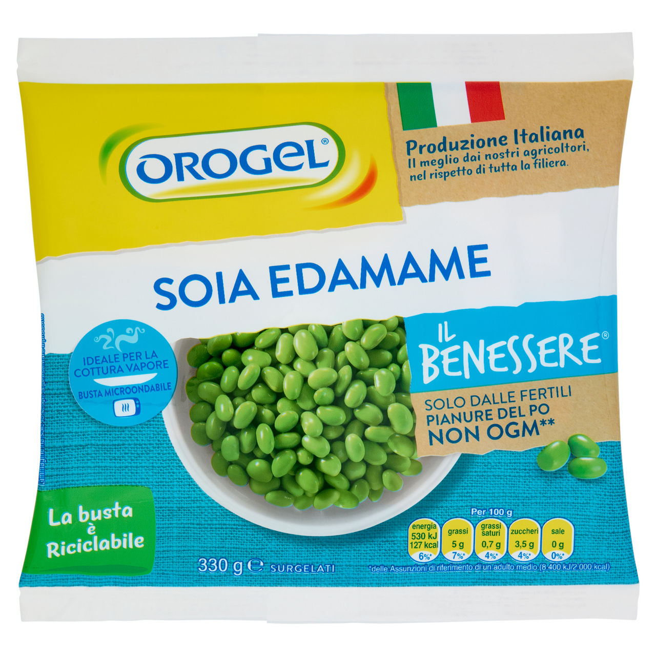 Soia edamame surgelata 330 gr