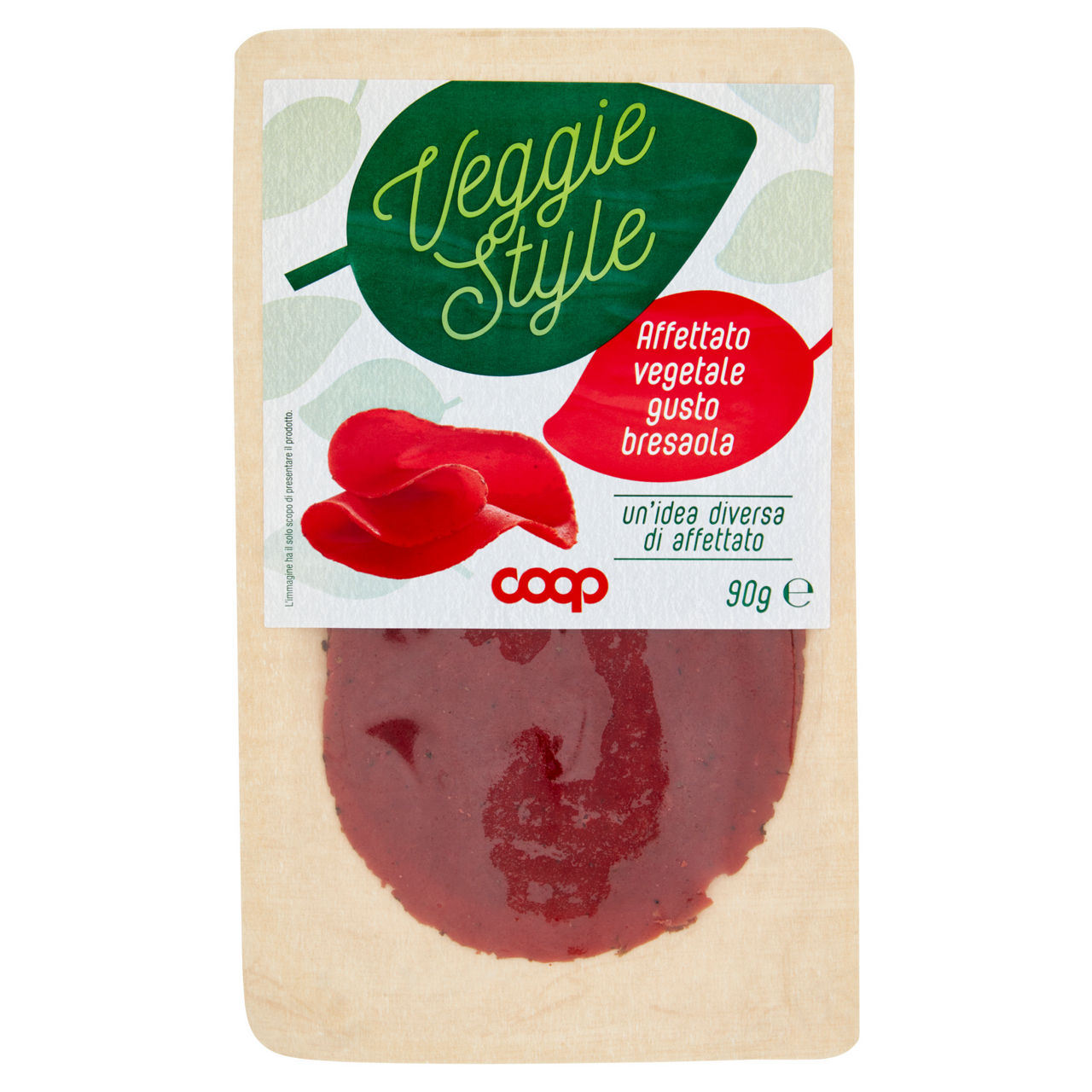 Affettato vegetale gusto bresaola 90 gr - Immagine 01