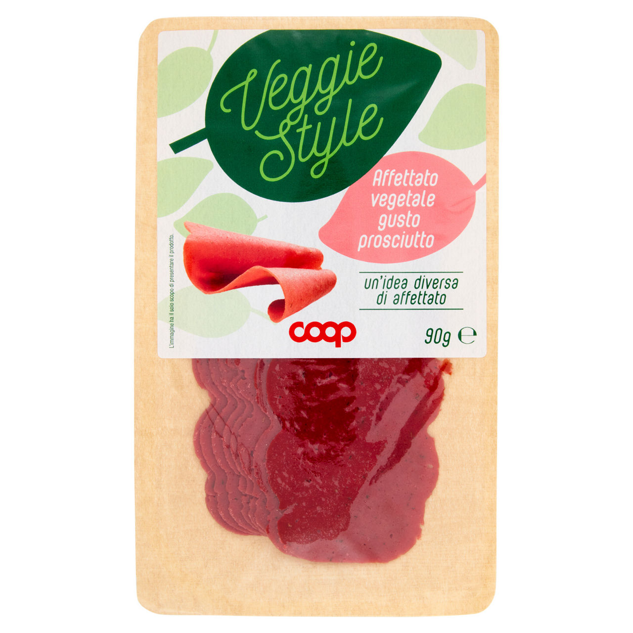 Affettato vegetale gusto prosciutto 90 gr - Immagine 01