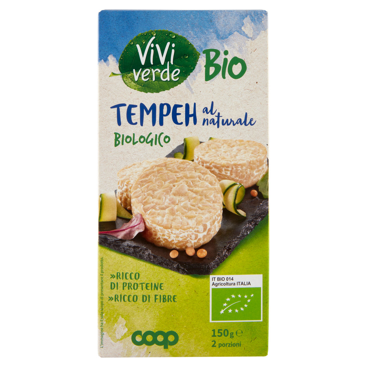 Tempeh al naturale bio 150 gr - Immagine 01