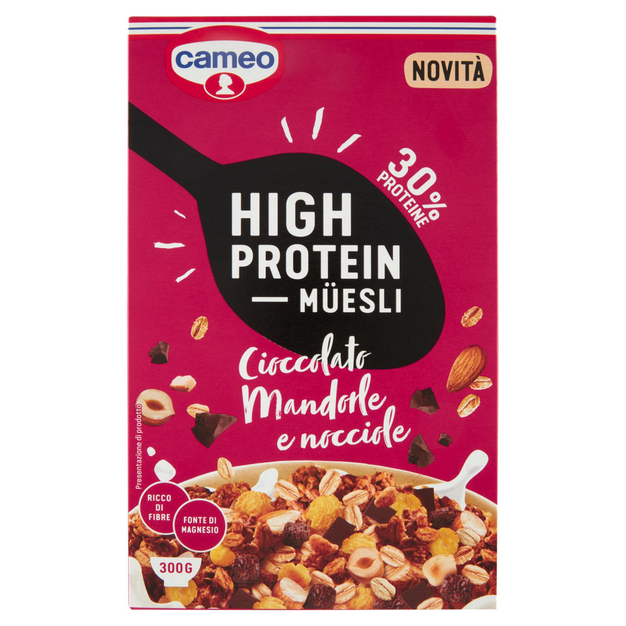 Muesli cioccolato mandorle e nocciole 300 gr - Immagine 01