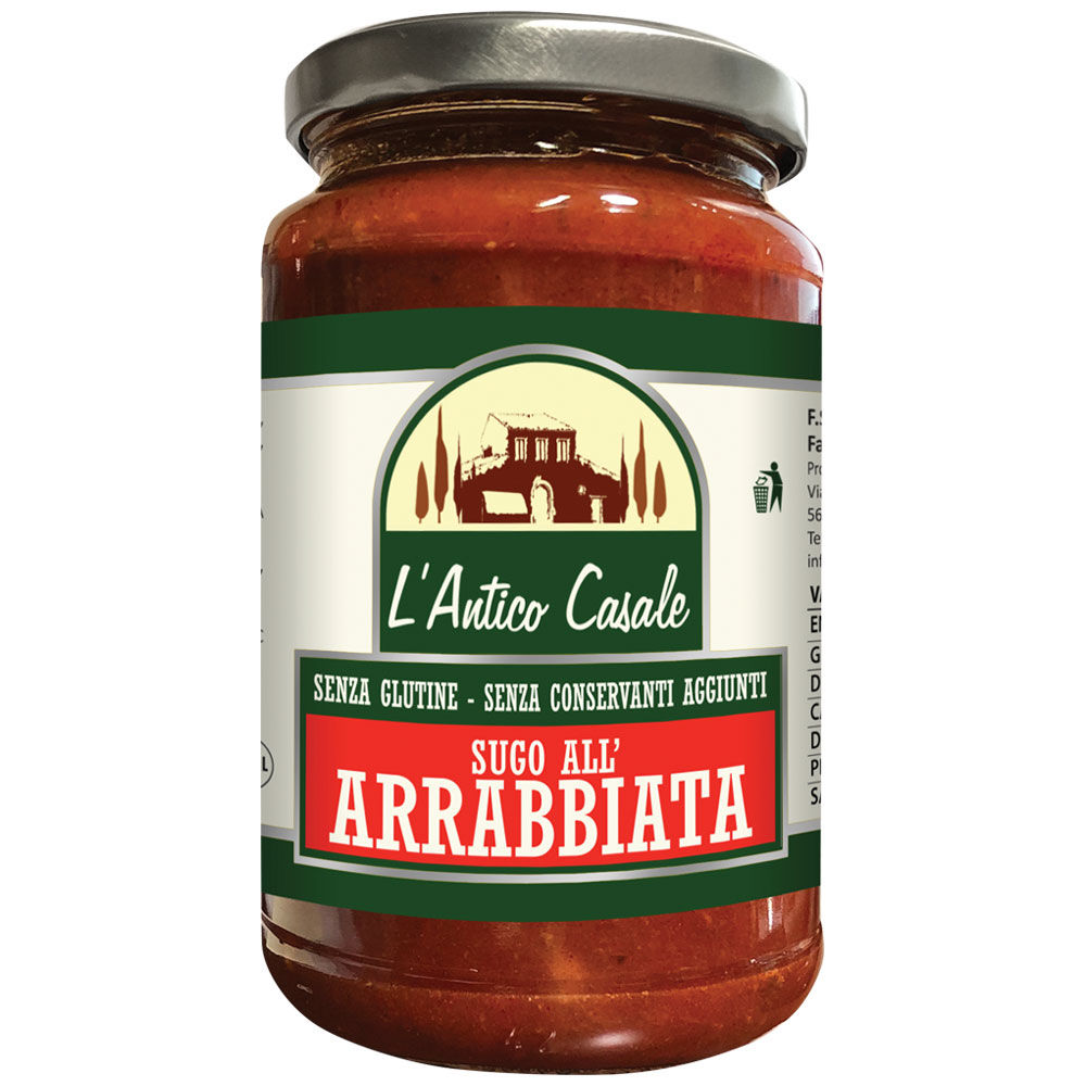 Sugo arrabbiata 350gr antico casale