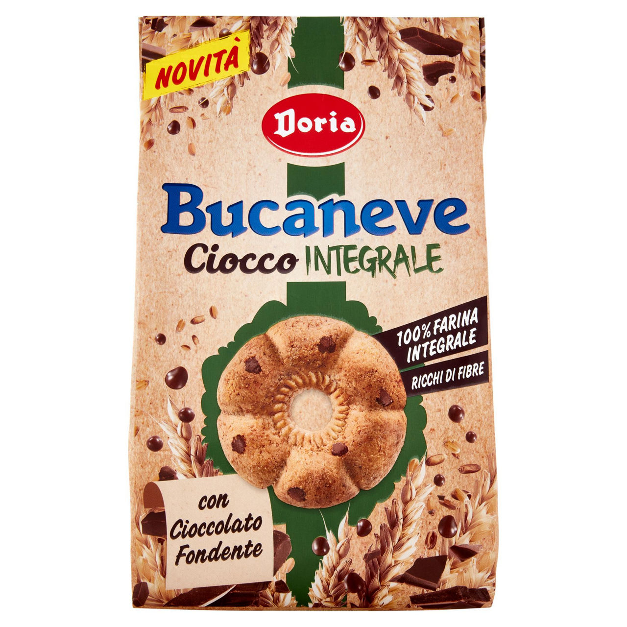 Biscotti Bucaneve ciocco integrale 300 gr - Immagine 01
