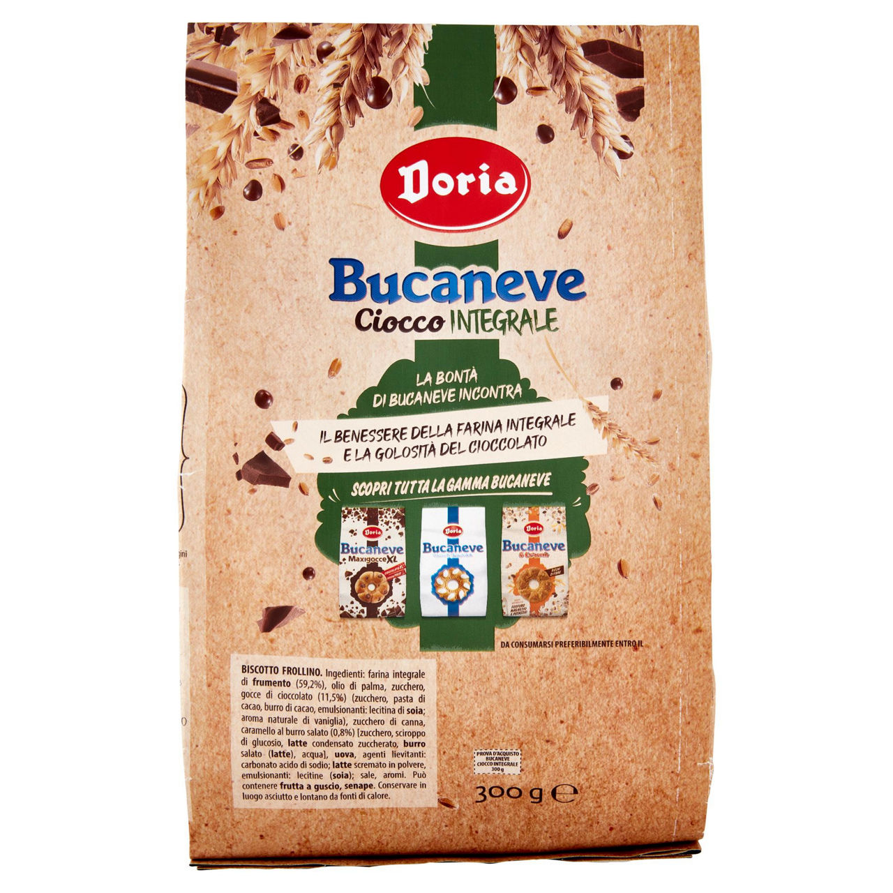 Biscotti Bucaneve ciocco integrale 300 gr - Immagine 21