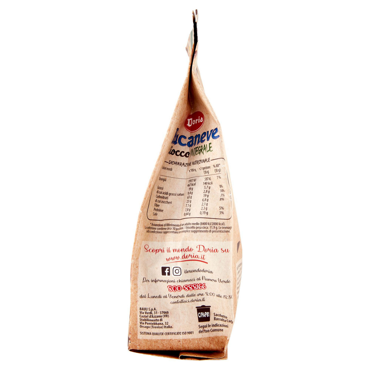 Biscotti Bucaneve ciocco integrale 300 gr - Immagine 31