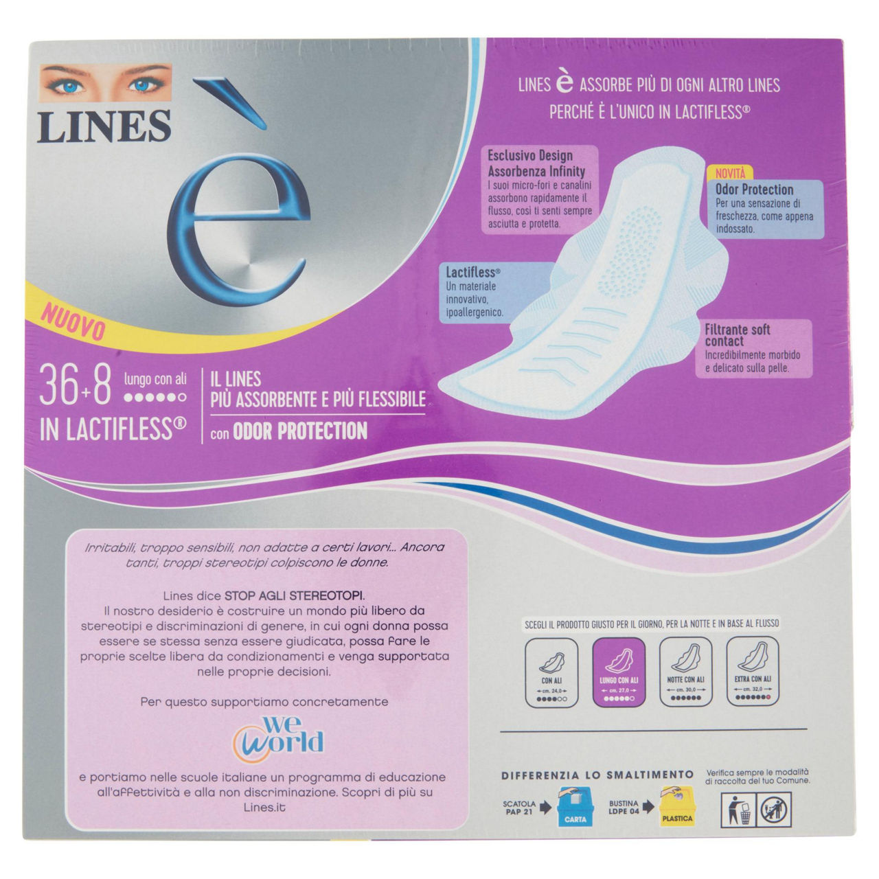 Assorbenti lungo con ali pacco scorta 36 pz + 8 gratis - Immagine 21