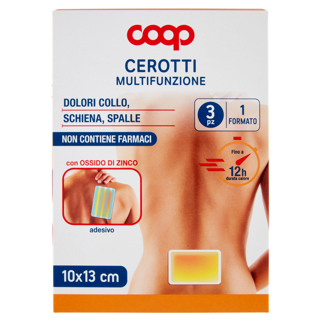 Cerotti autoriscaldanti multifunzione collo schiena spalle coop pz.3 - Immagine 01