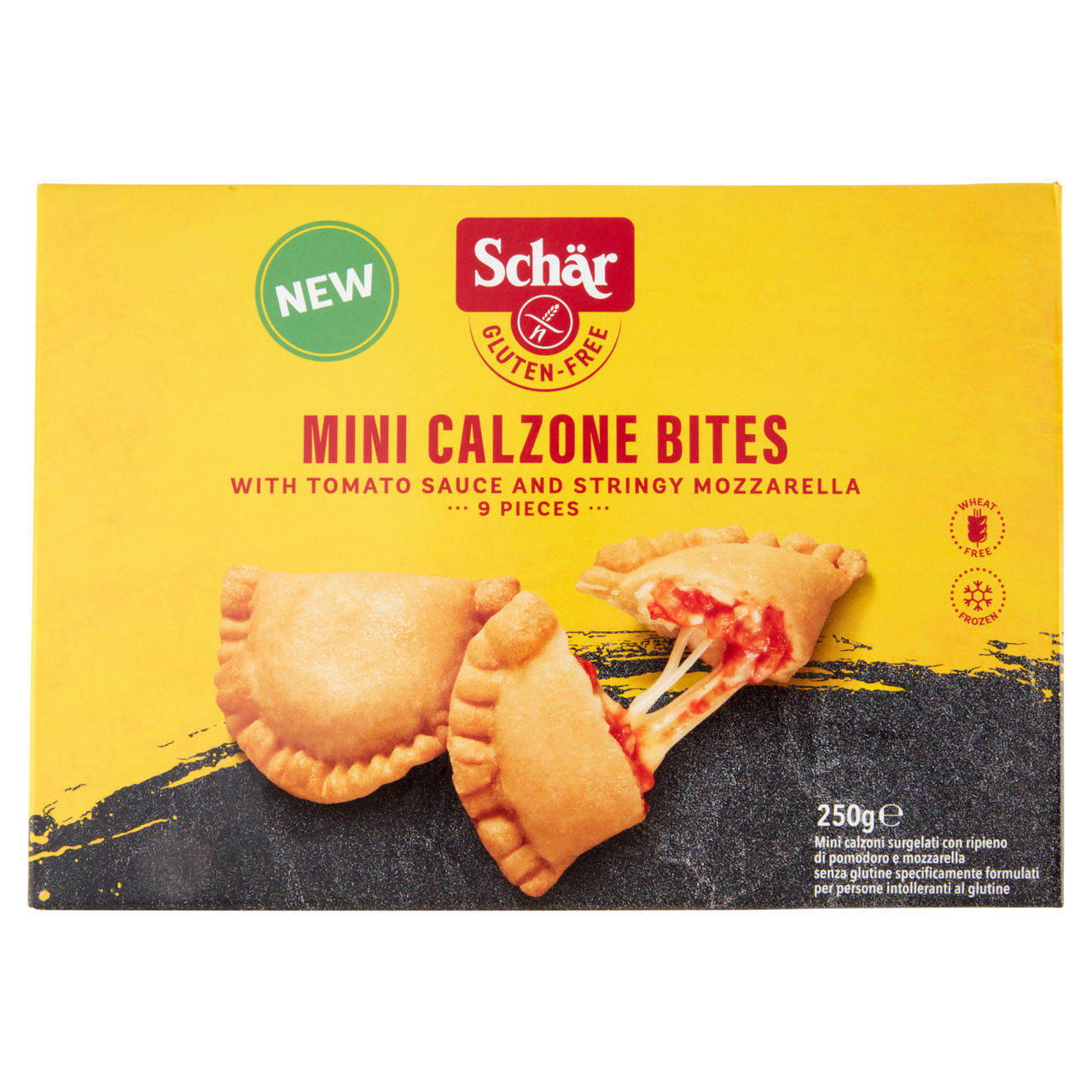Mini calzoni ripieni di mozzarella e pomodoro 250 gr - Immagine 01