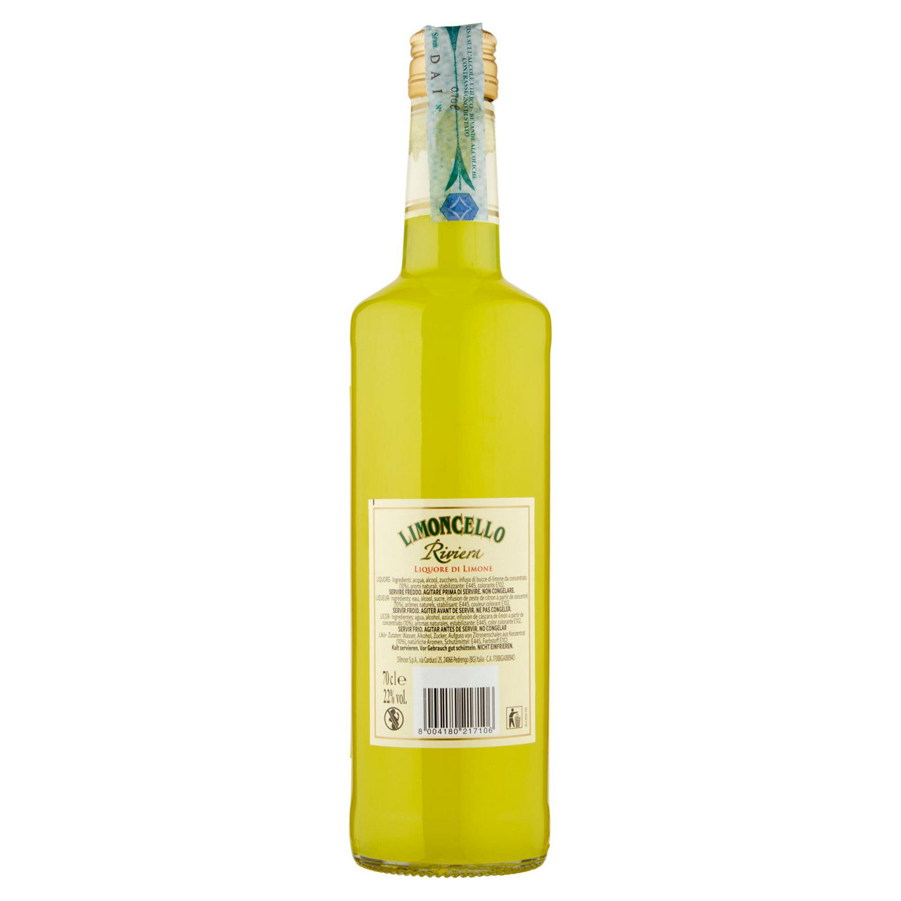Limoncello riviera 22 gradi dilmoor bottiglia ml 700 - Immagine 21