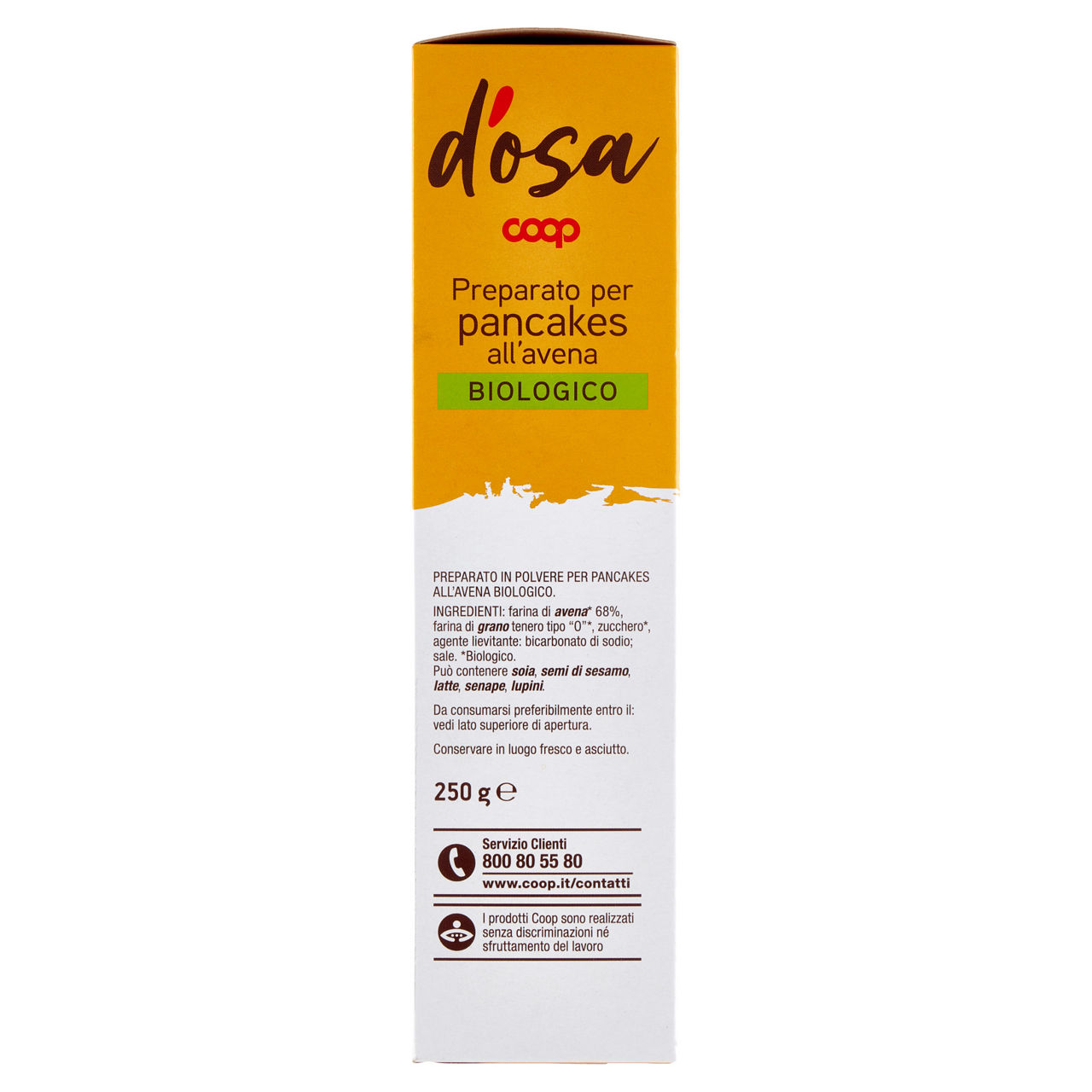 Preparato per pancakes all'avena bio 250 gr - Immagine 41