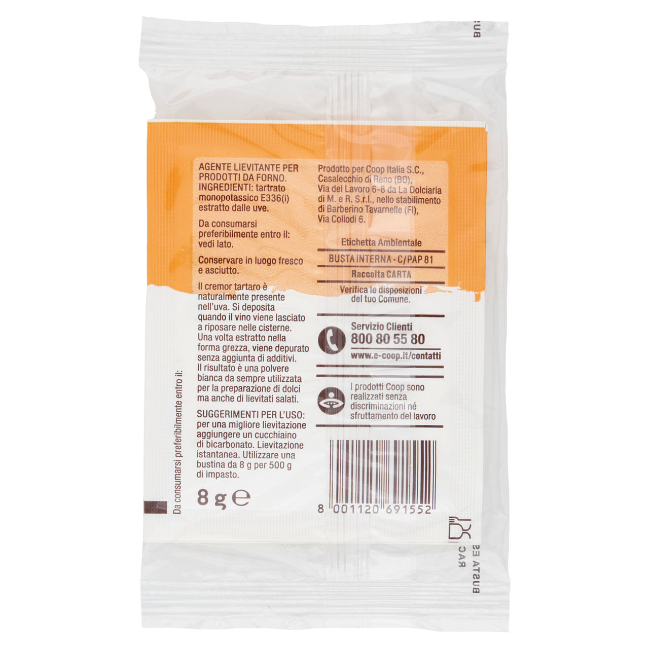 Cremor tartaro 2 pz x 8 gr - Immagine 21