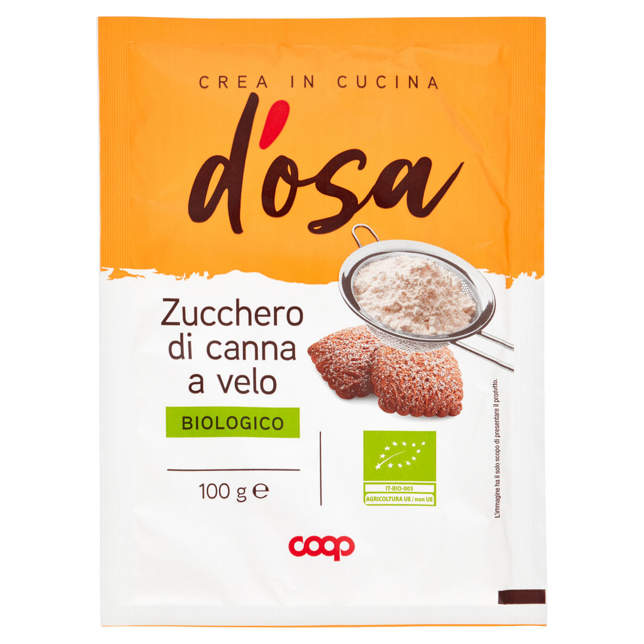 Zucchero di canna a velo bio 100 gr - Immagine 01