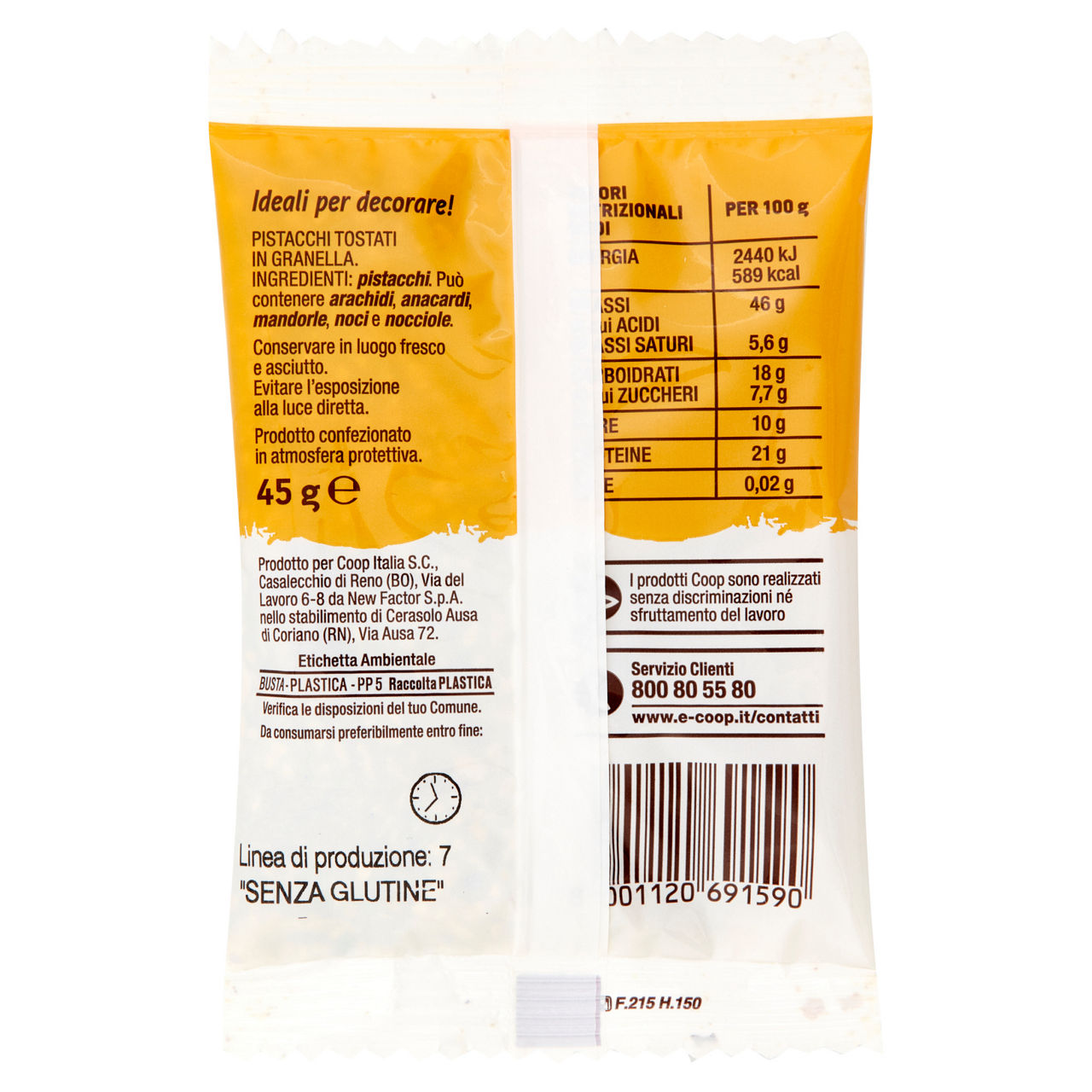 Pistacchi tostati 45 gr - Immagine 21