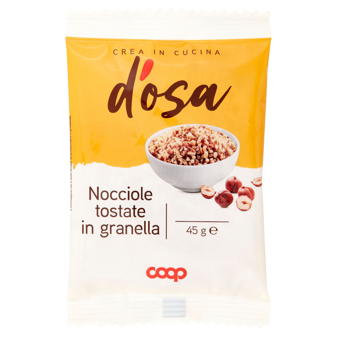 Nocciole tostate in granella 45 gr  - Immagine 01