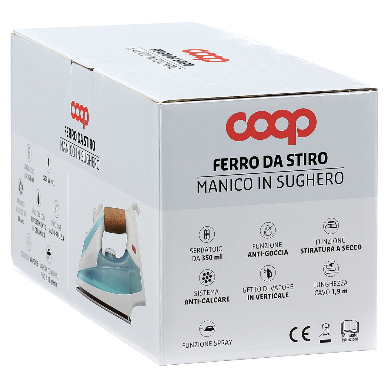 Ferro a vapore con manico in sughero - Immagine 61