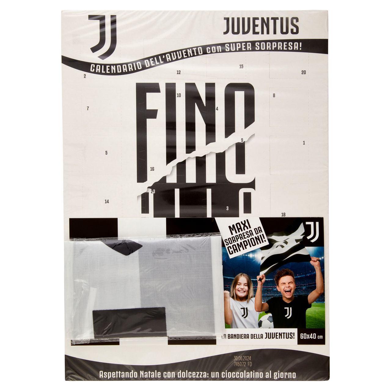 Calendario dell'Avvento Juventus 75 gr