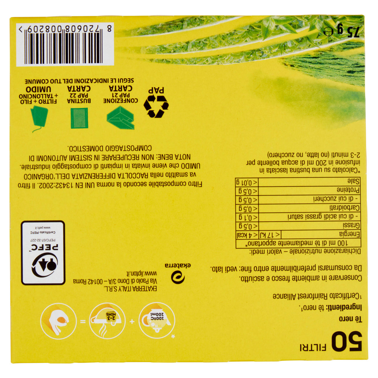 The nero Yellow Label classico 50 filtri - Immagine 21