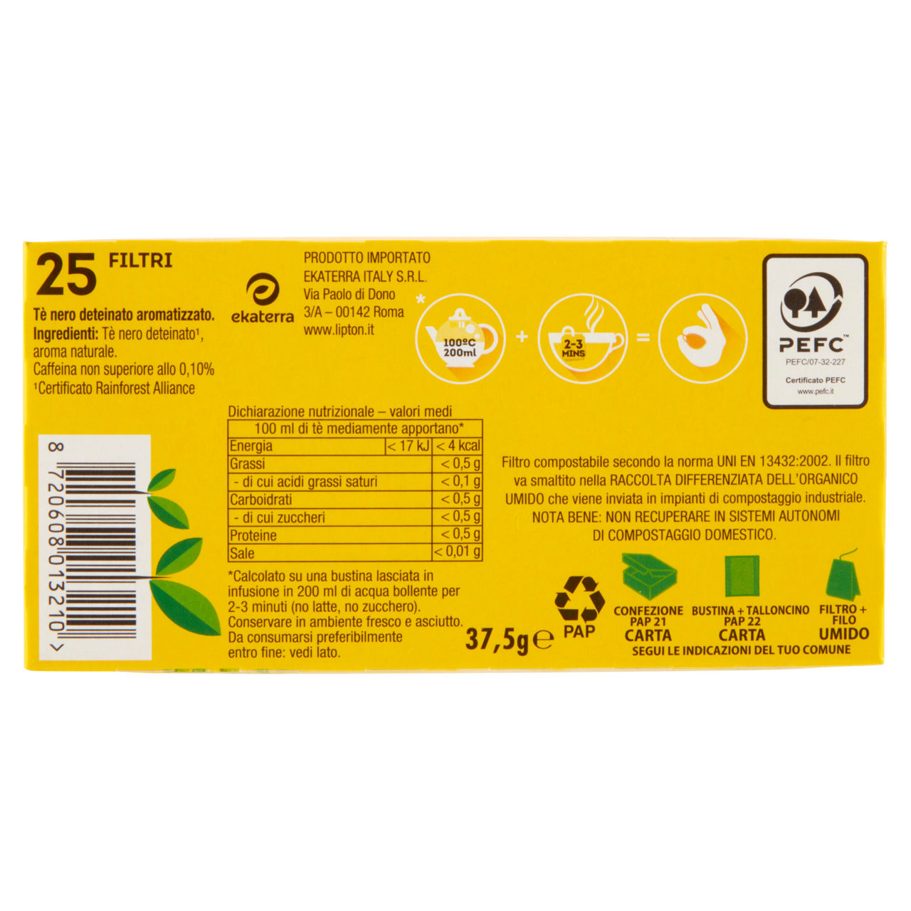The nero deteinato Yellow Label 25 filtri - Immagine 51