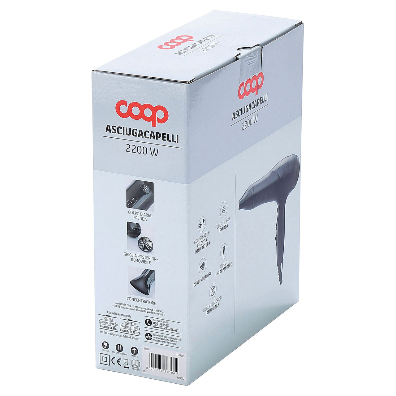 Asciugacapelli 2200 W