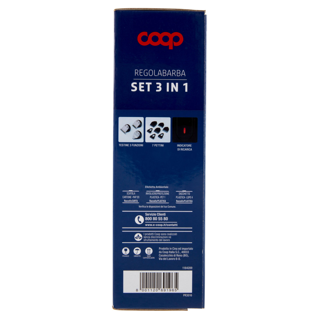 Regolabarba set 3 in 1 ricaricabile - Immagine 21