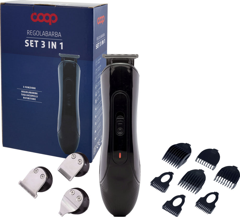 Regolabarba set 3 in 1 ricaricabile - Immagine 31