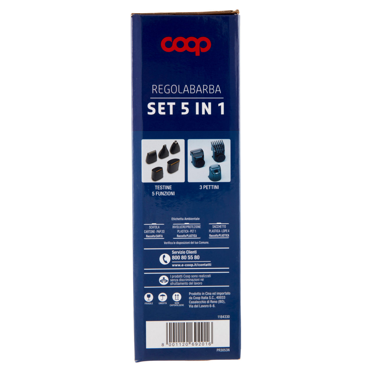 Regolabarba set 5 in 1 ricaricabile - Immagine 21