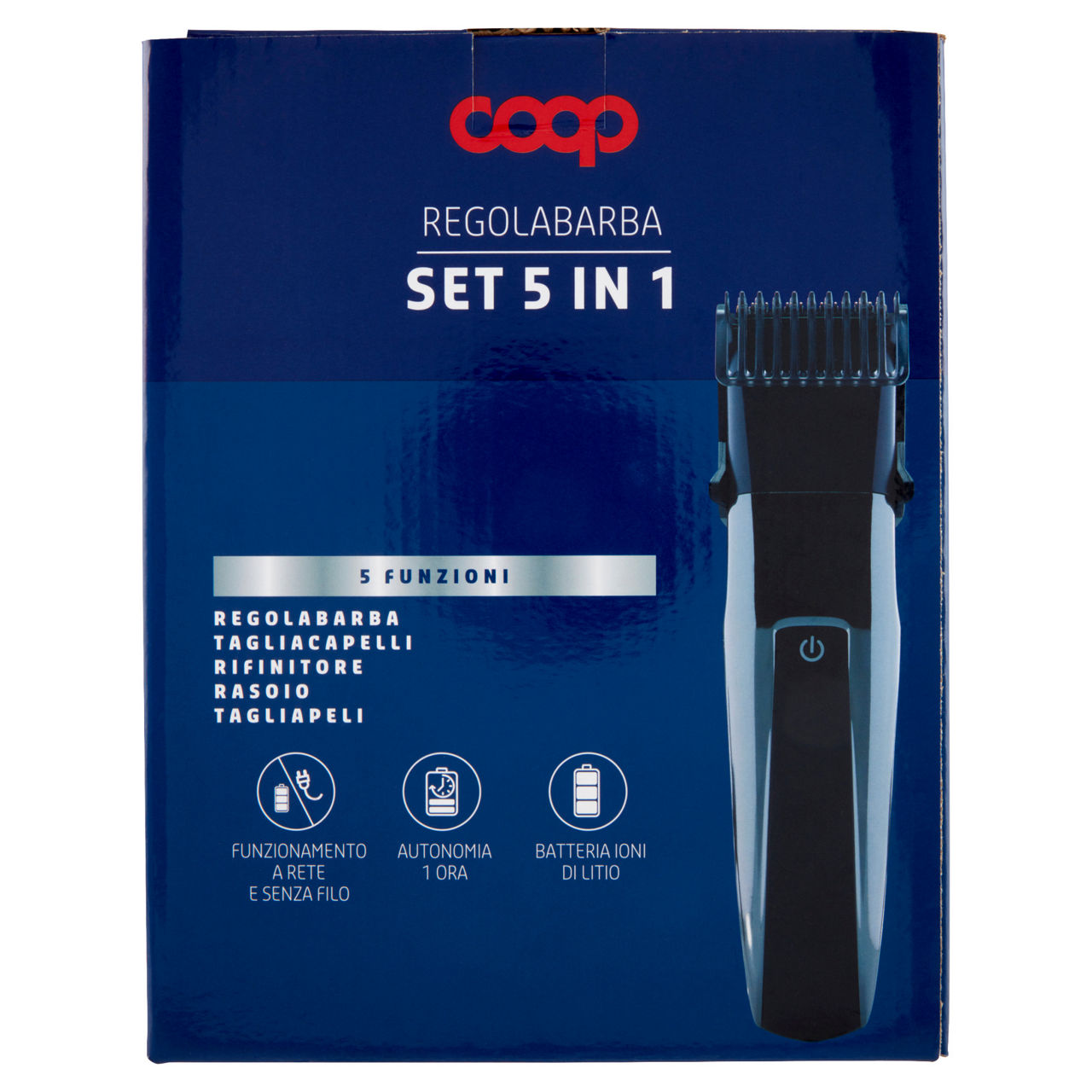 Regolabarba set 5 in 1 ricaricabile - Immagine 31