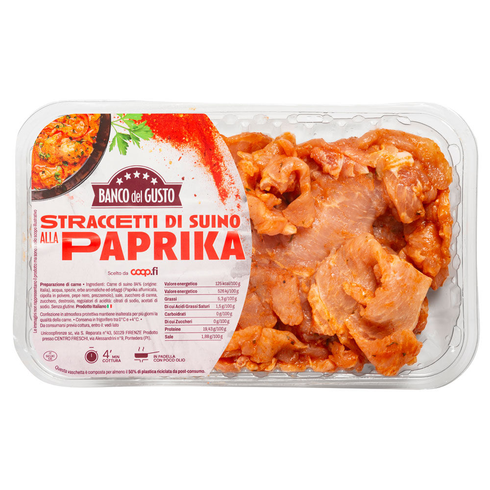 Straccetti di suino matinati alla paprika