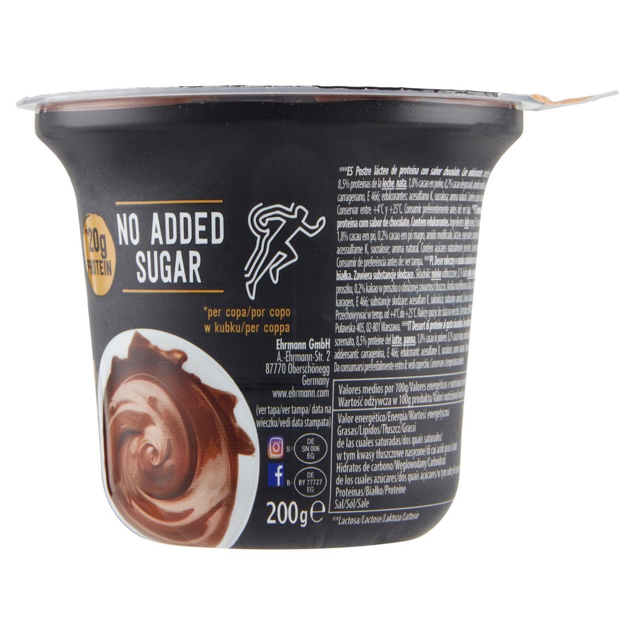 Pudding proteico al cioccolato 200 gr - Immagine 31