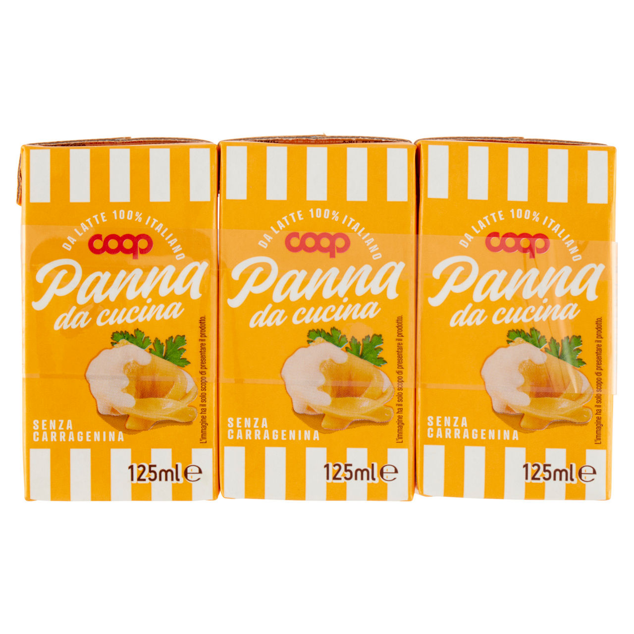 Panna da cucina mono porzioni 3 pz da 125 ml - Immagine 01