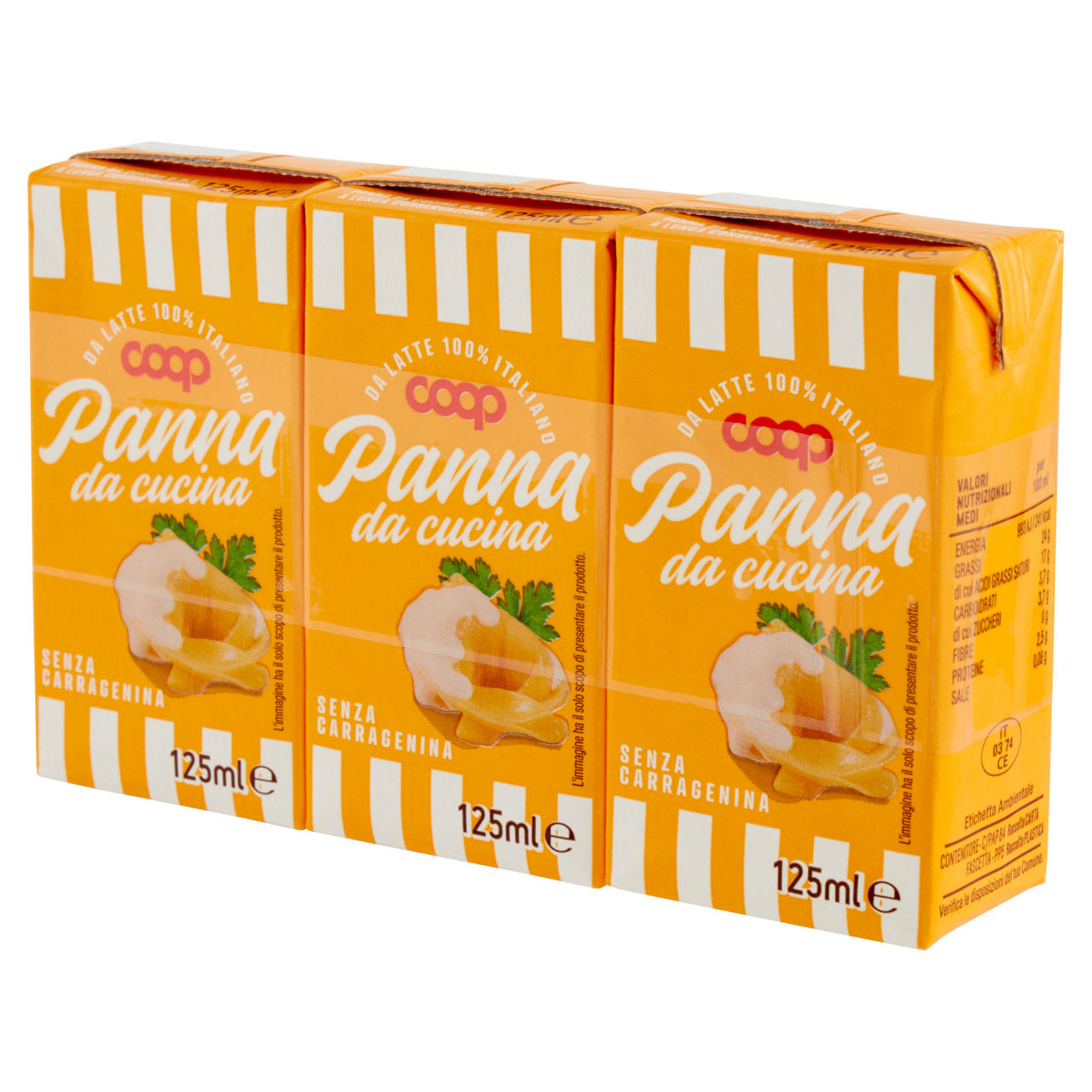Panna da cucina mono porzioni 3 pz da 125 ml - Immagine 11