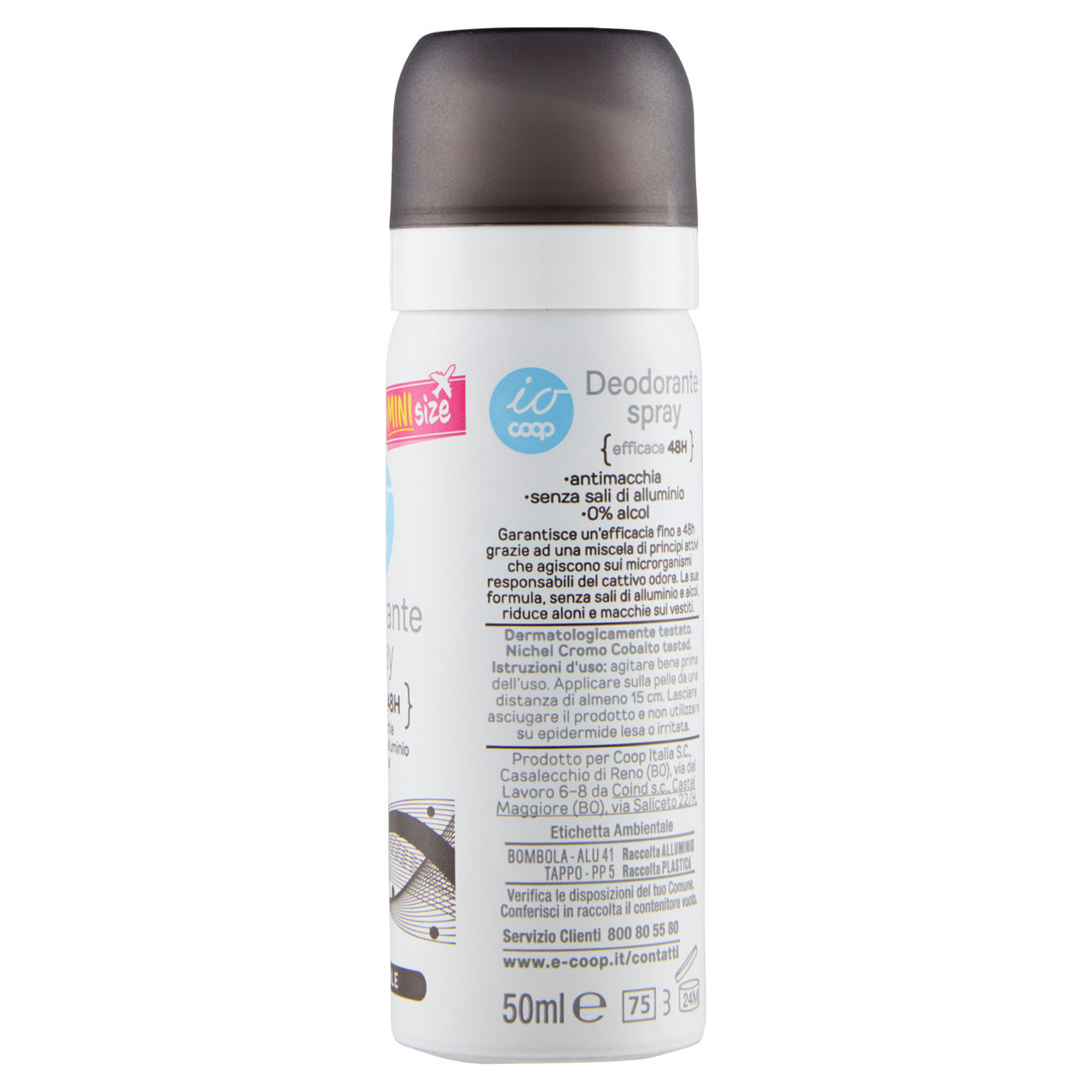 Deodorante spray 48h invisible minisize io coop ml 50 - Immagine 31
