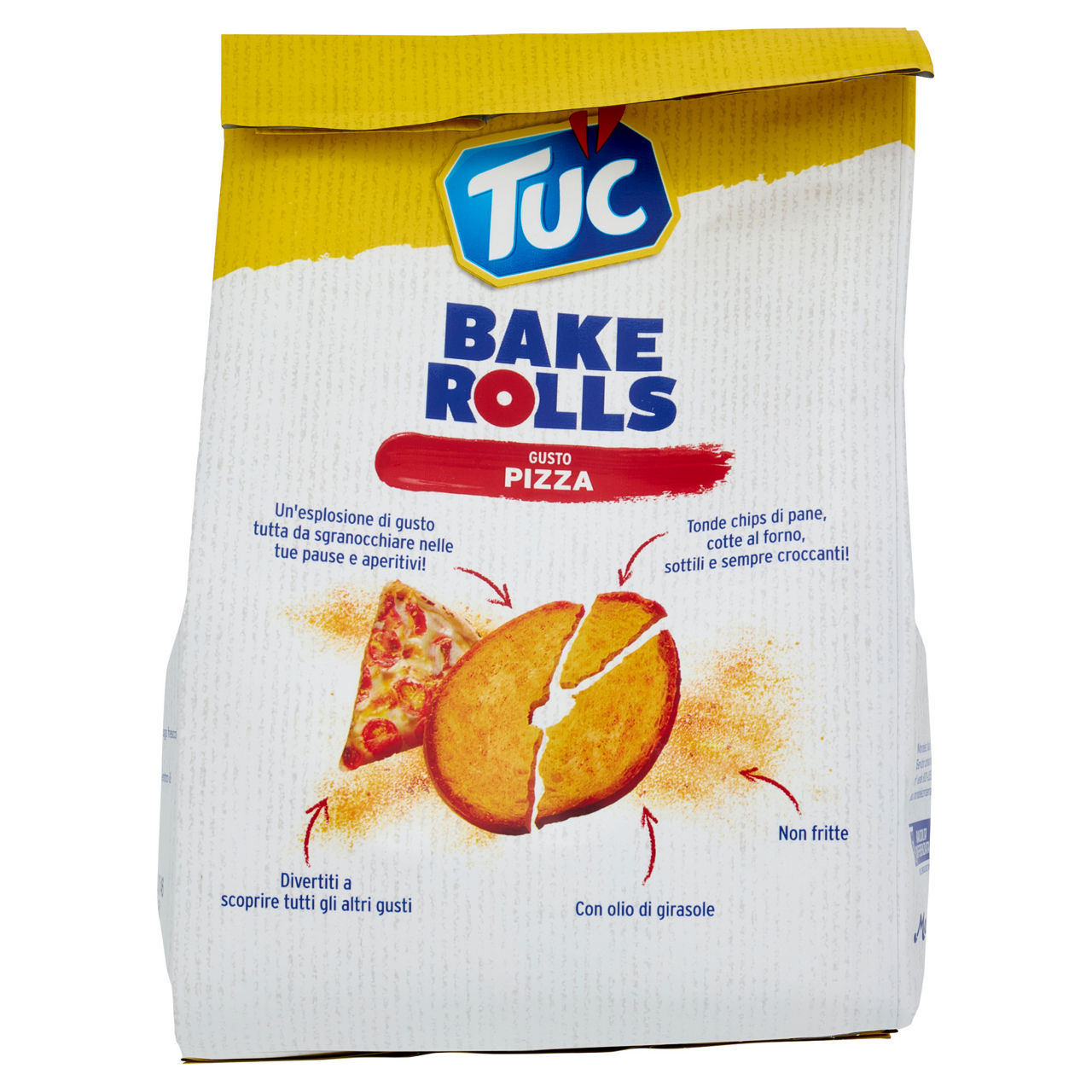 Chips di pane cotte al forno gusto pizza 150 gr - Immagine 21