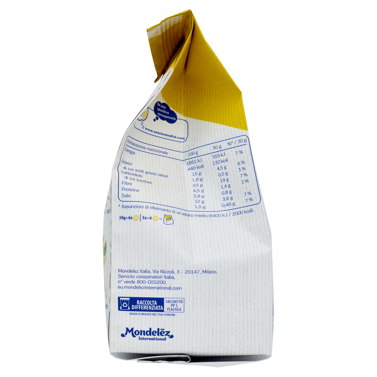 Chips di pane cotte al forno gusto panna acida e cipolla 150 gr - Immagine 11