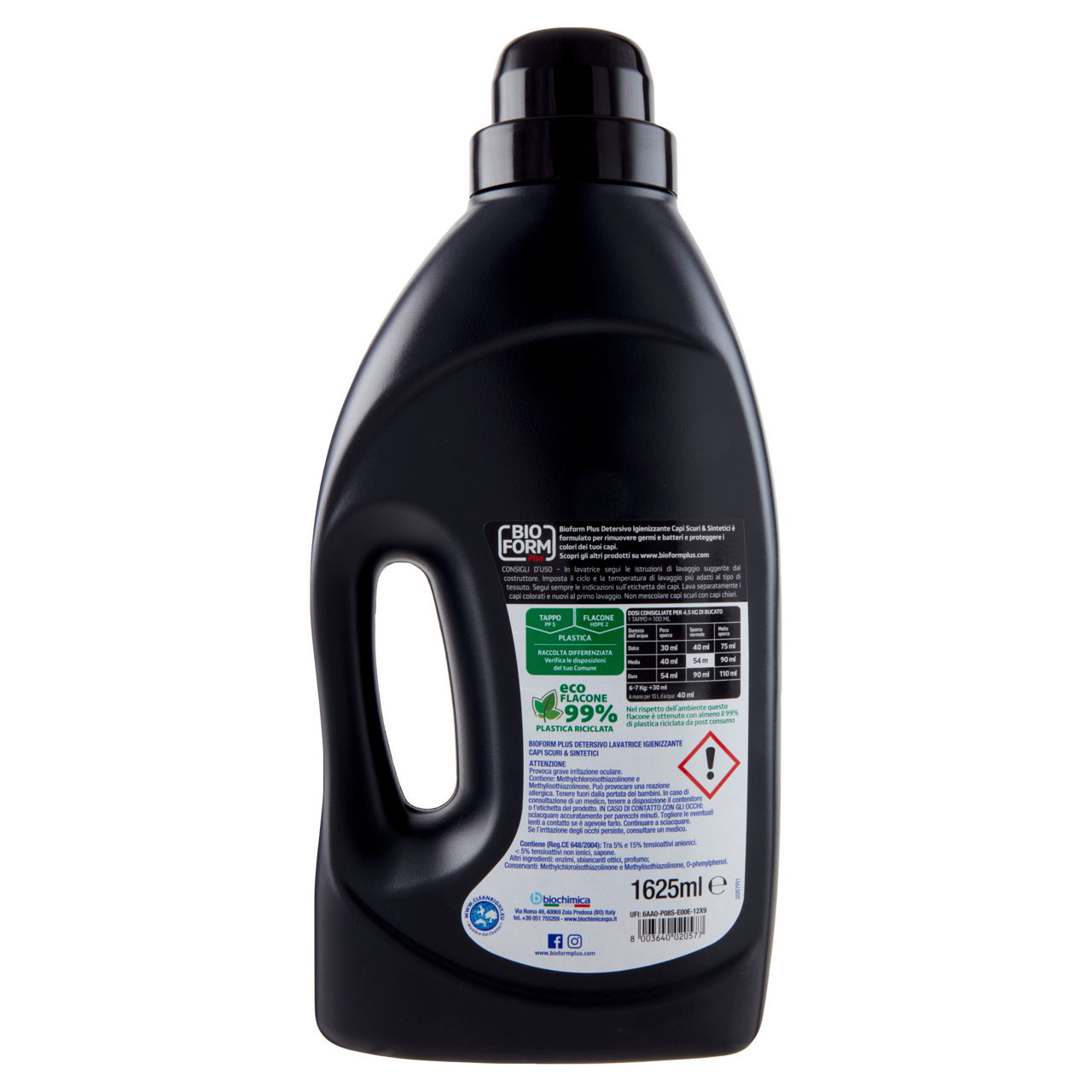 Detersivo igienizzante bioform plus capi scuri&sintetici l 1,625 - Immagine 21