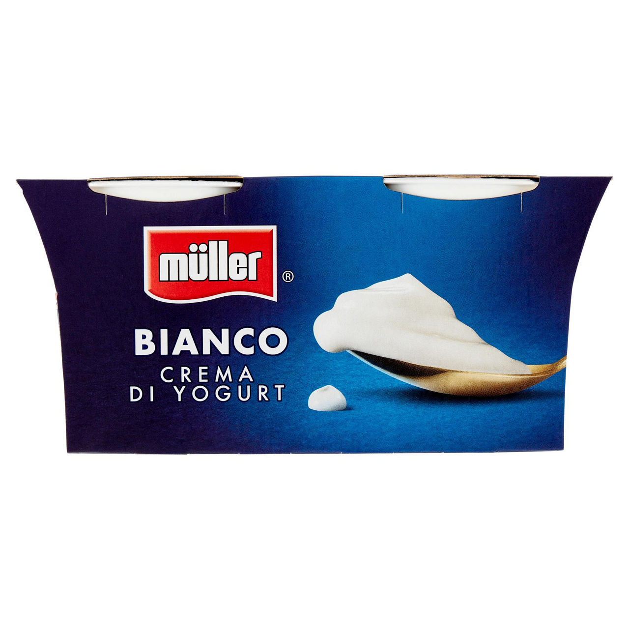Crema di yogurt bianco 2 pz da 125 gr