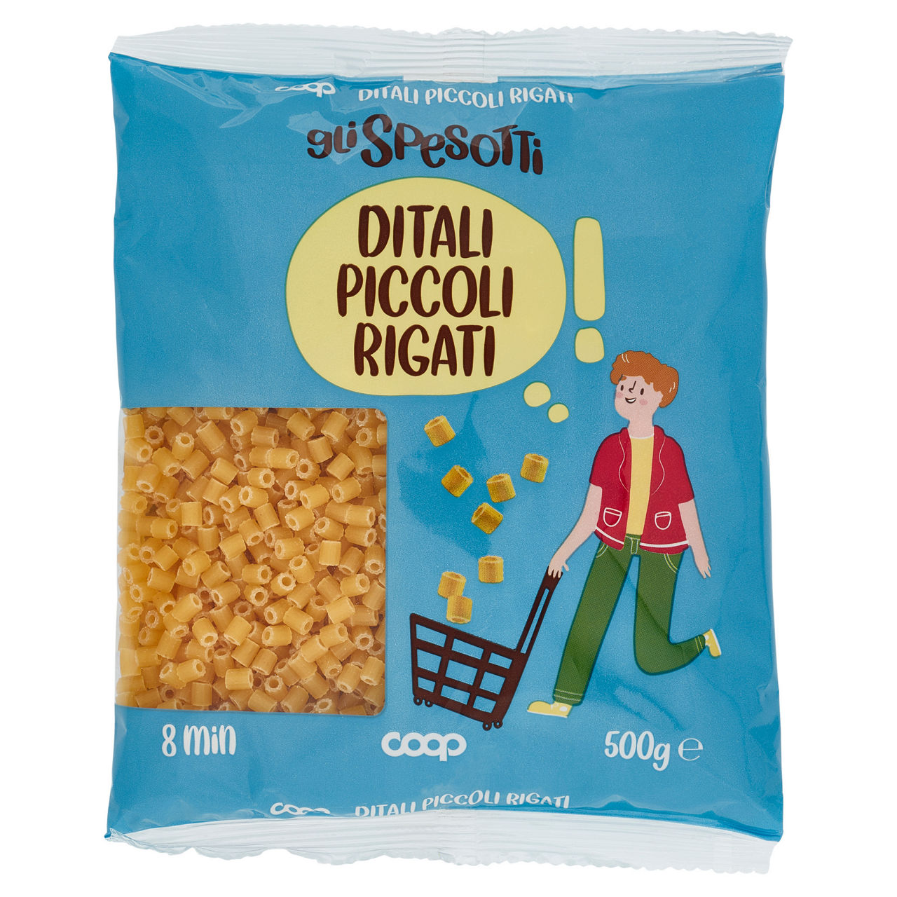 Pasta di semola ditali piccoli rigati coop g500 - Immagine 01