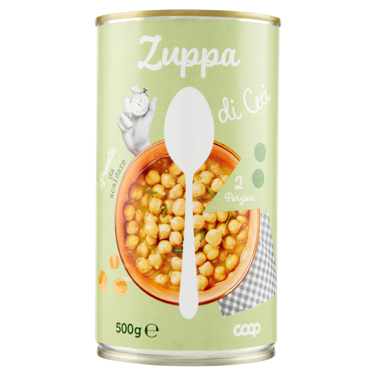 Zuppa di ceci coop lattina g500 - Immagine 01