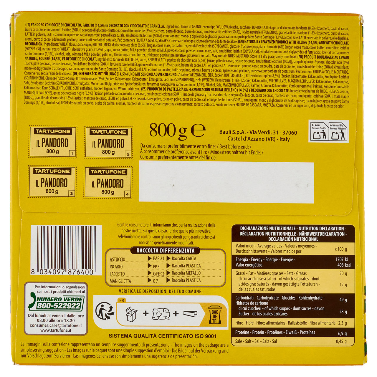 Pandoro tartufato 800 gr - Immagine 41
