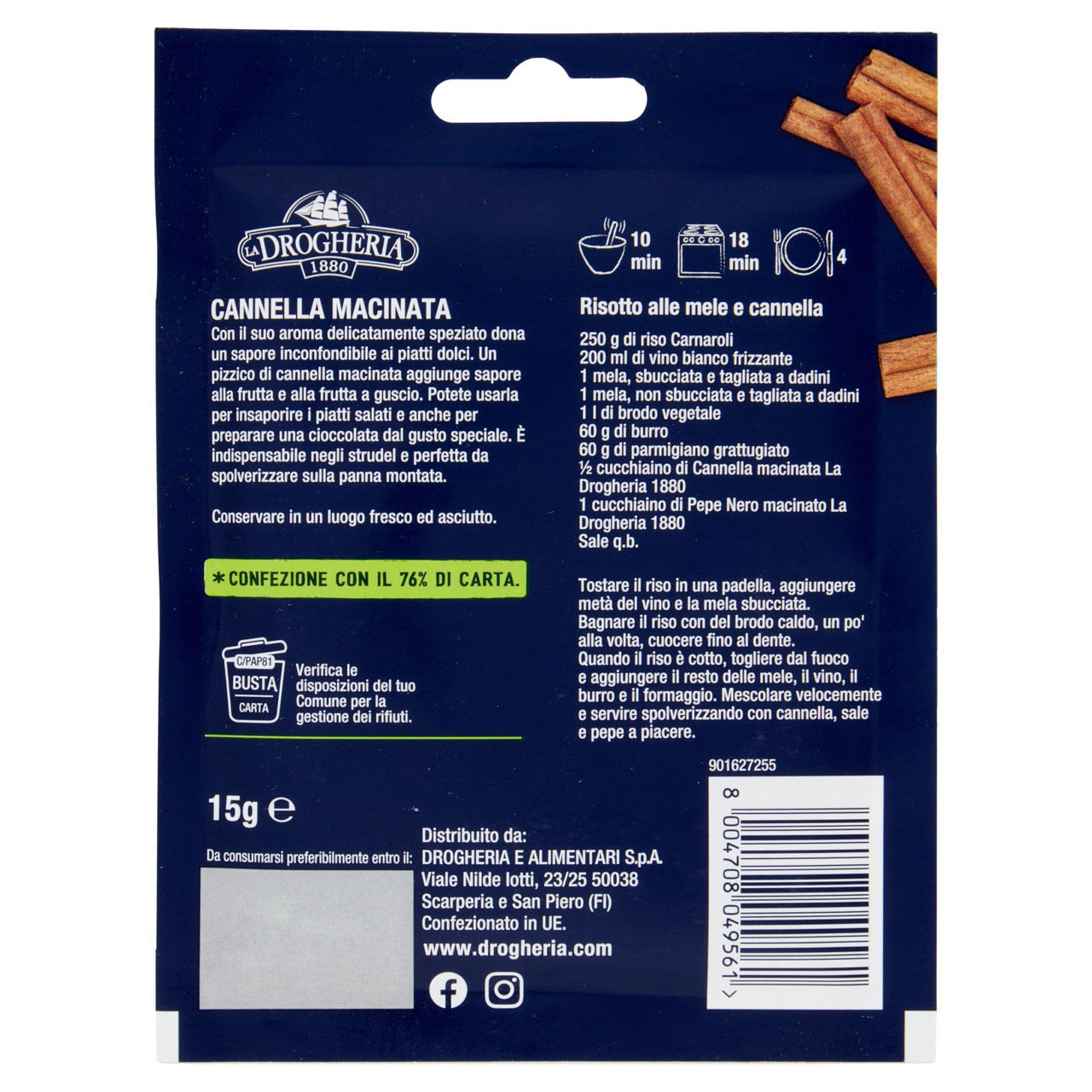 Cannella macinata la drogheria 1880 g15 - Immagine 41