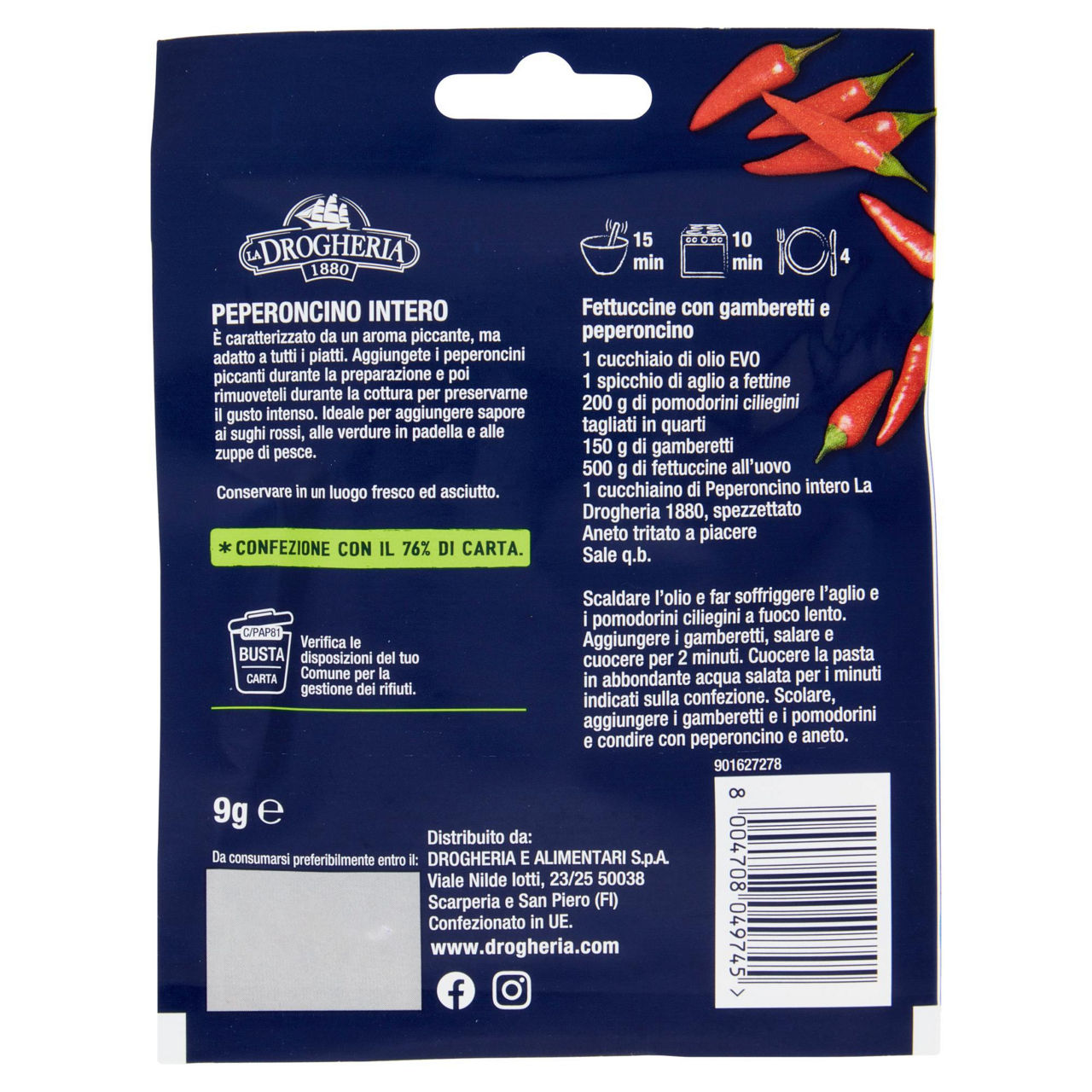 Peperoncino intero la drogheria 1880 g9 - Immagine 51