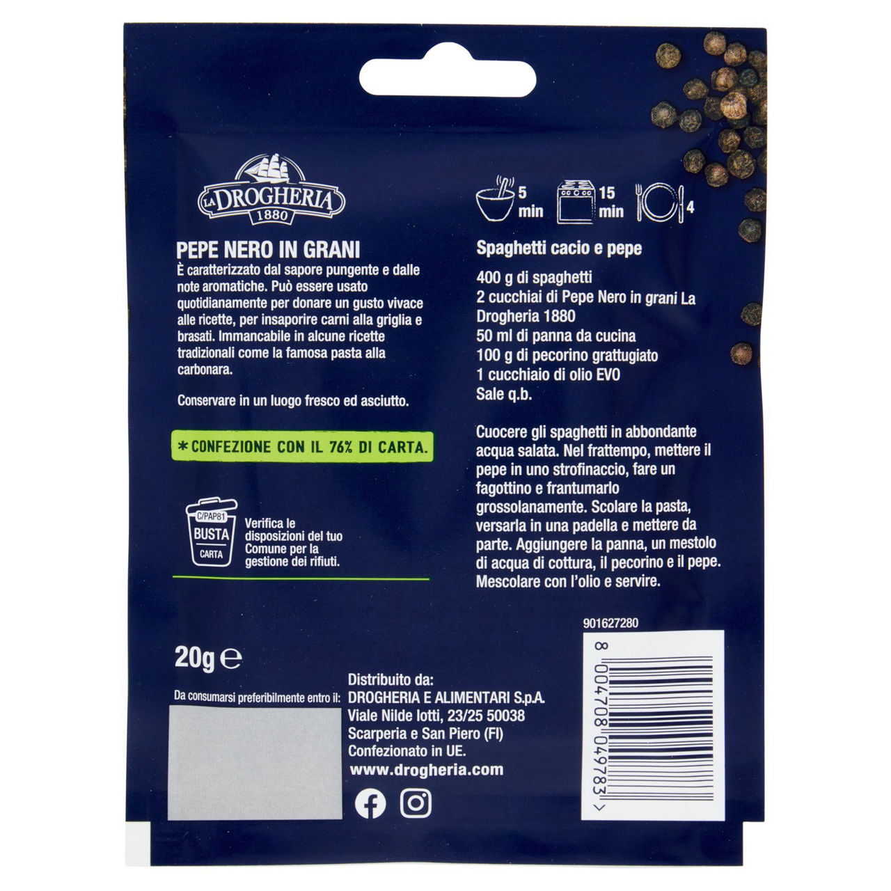 Pepe nero in grani 20 gr - Immagine 41