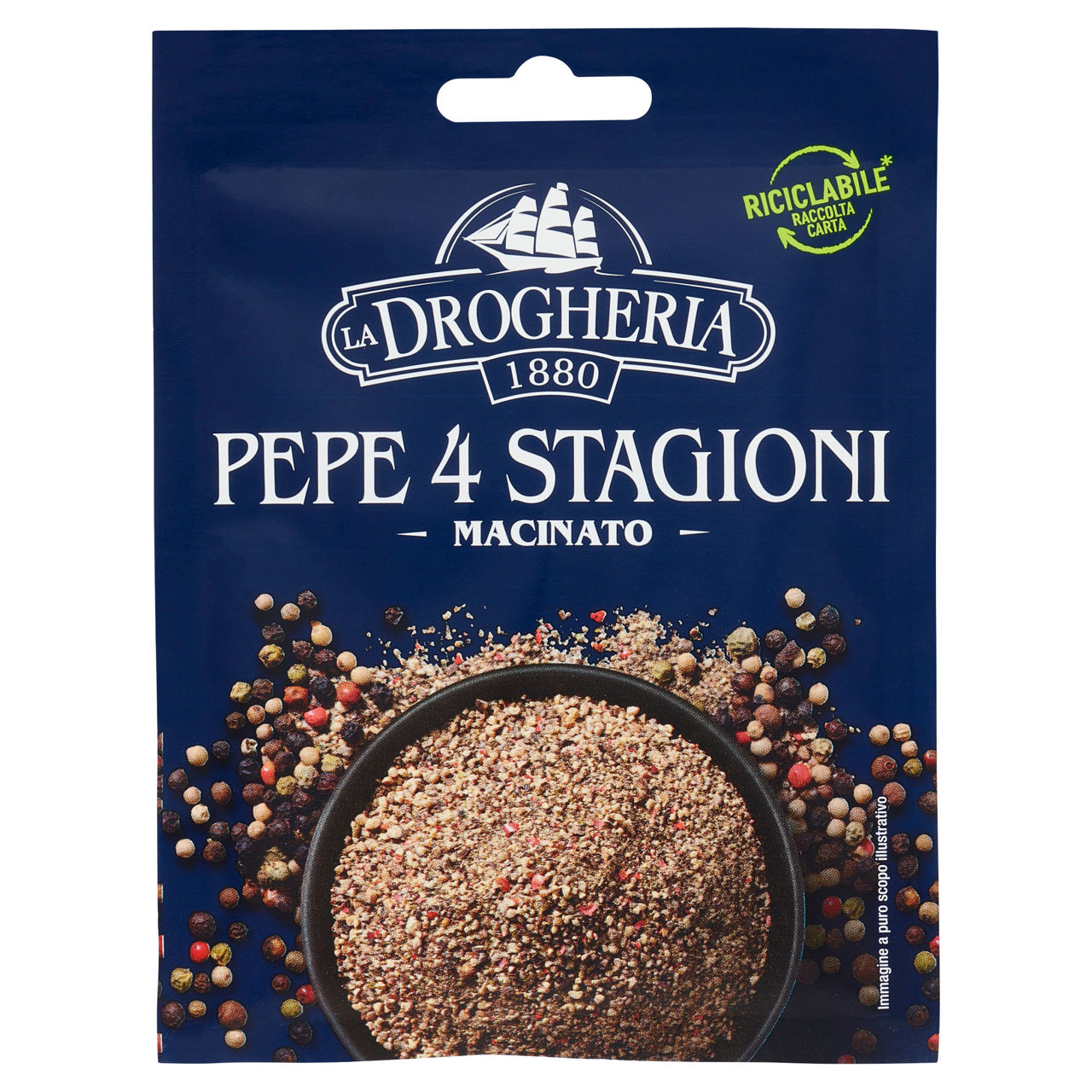 Pepe 4 stagioni macinato la drogheria 1880 g15 - Immagine 01