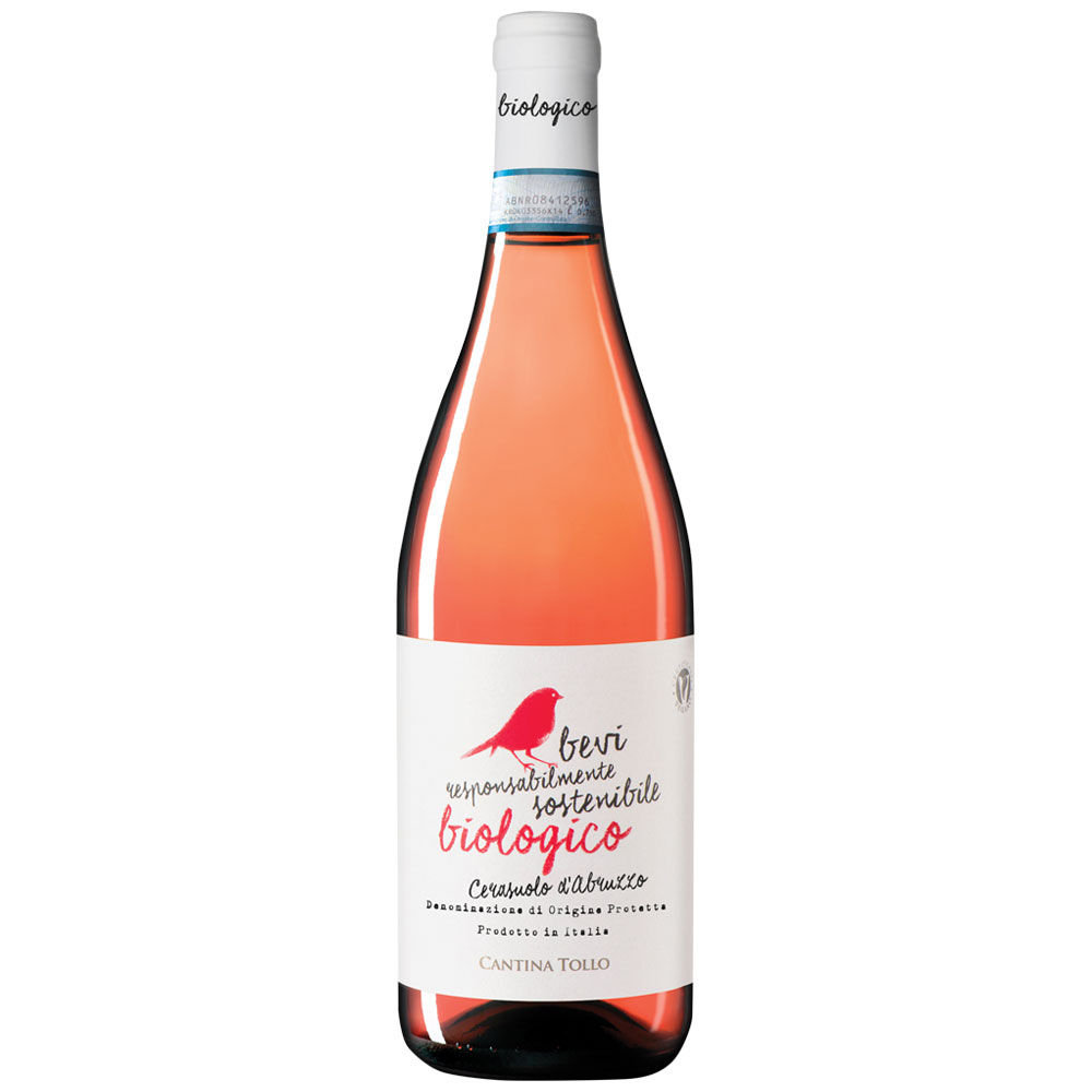 Vino rosato Cerasuolo d'Abruzzo DOP bio 750 ml - Immagine 01
