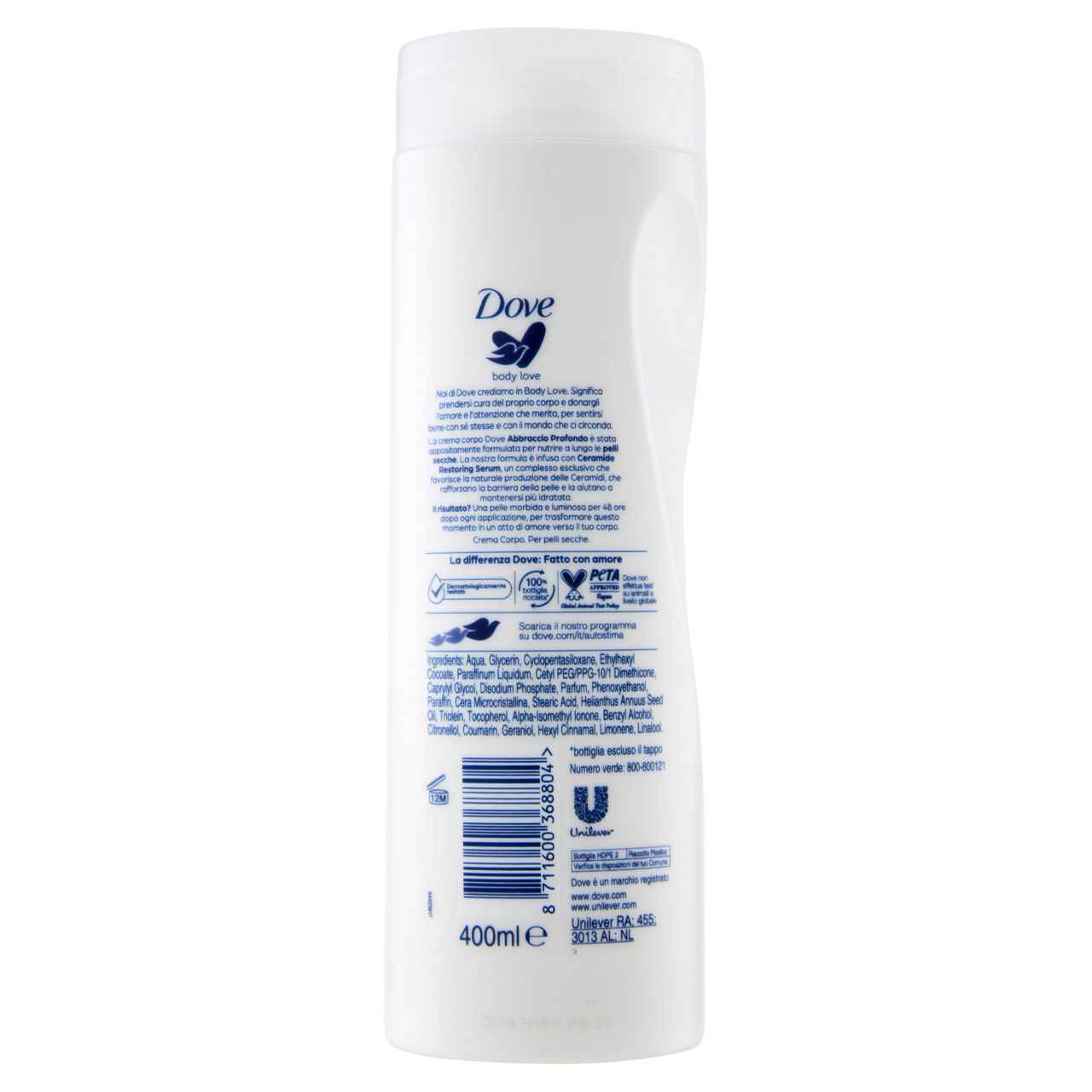 Crema corpo dove bodylove abbraccio profondo ml400 - Immagine 41